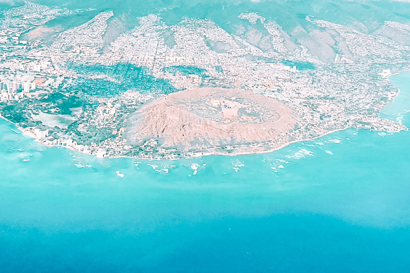 View of Diamond Head in Honolulu